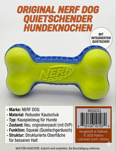2er set nerf dog - set, squeak