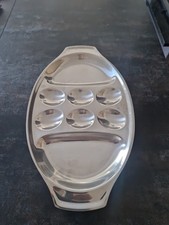 Eierplatte Russische Eier Metall Servierteller Eier Serviertablett Edelstahl 