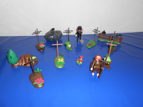 Playmobil friedhof mönch - playmobil,