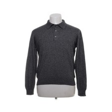 Barisal, Strickpullover, Größe: 48, Grau, Kaschmir/Seide, Feinstrick #mAN