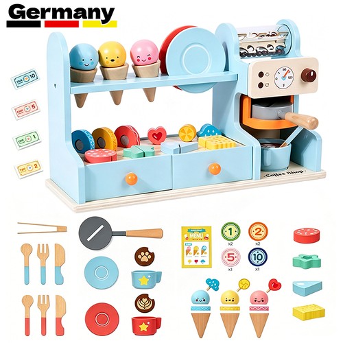 Kaffeemaschine kinder holz - kinder,