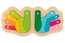 Playtive Holz Lernspiel Legehände Formen Farben Zahlen