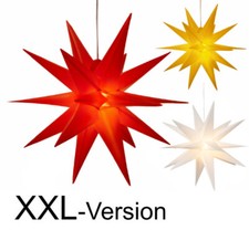 XXL 100 cm LED Weihnachtsstern Timer Innen Außen Weihnachts-Deko Stern Advent 3D
