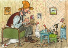 Postkarte pettersson und - postkarte,