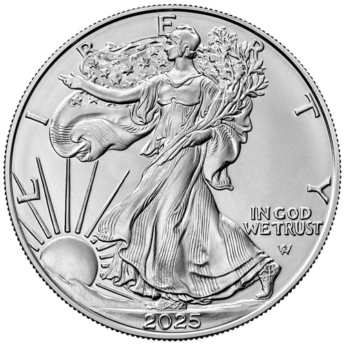 Silbermünze silver eagle 2025 - silver,