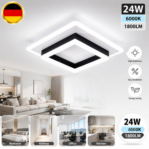 Led deckenleuchte panel - deckenleuchte, flach