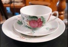 Ostfriesenrose, Tee - Gedeck, Tasse  7,7 cm DM, August Warnecke, Sammeln