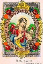 Heiligenbild  St.Margeret