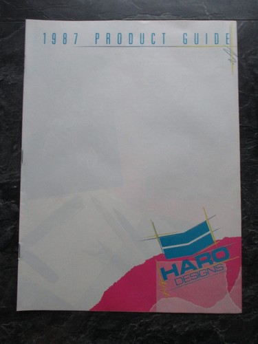 1987 haro bmx katalog - 1987,
