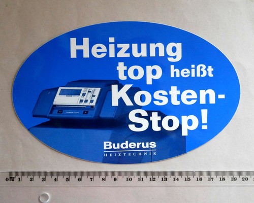 Aufkleber sticker buderus - aufkleber/sticker,