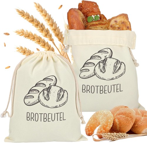 Stück leinen brotbeutel 30 - 2,