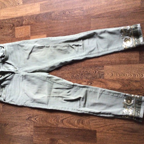 Grüne desigual jeans - grüne, mit