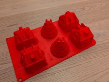 Silikon Weihnacht Backform Häuser Und Weihnachtsbaum 3D