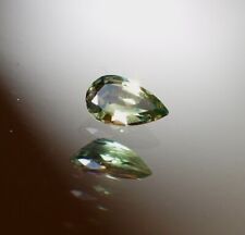 1 Saphir grün 0,23 ct Tropfen 2,0 x 2,9 x 4,9 mm Safir lupenrein Ceylon