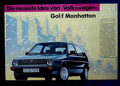 Golf der manhattan - vw, 2,