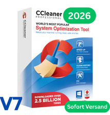 CCleaner V7 Professional 2026 -Windows - Key schnell per eMail | 1 PC | 1 Jahr