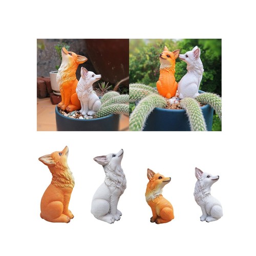 Harz fuchs figur home decor - fuchs,