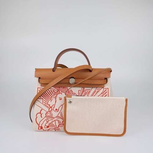 Hermes ecru beige natur canvas - beige/natur,