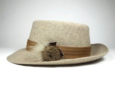 stanton filz hut fedora hat wollhut wolle wool gr. 54