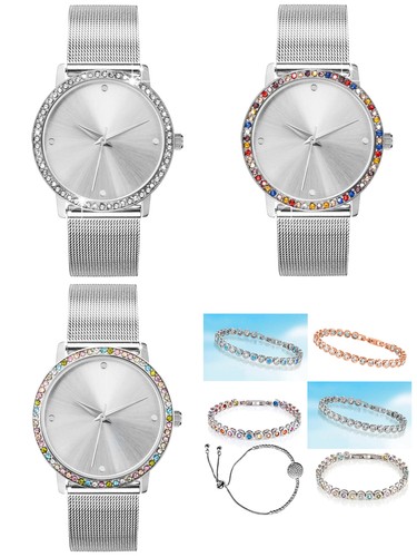 Damen armbanduhr silber - damen,