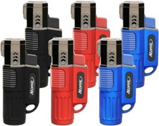 6 x JET-Flame Feuerzeug  4 JET Flammen !!!                                 28100