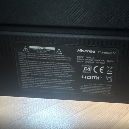 Hisense 50a67h zoll led - hisense,