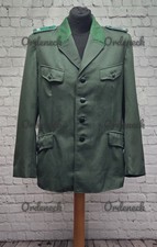 DDR - UNIFORMJACKE GRÜN - FRÜHES STÜCK - FORST / FÖRSTER - MIT SCHULTERKLAPPEN!