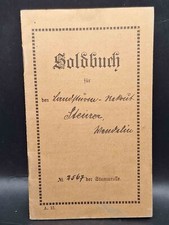 Soldbuch Rekruten-Depot