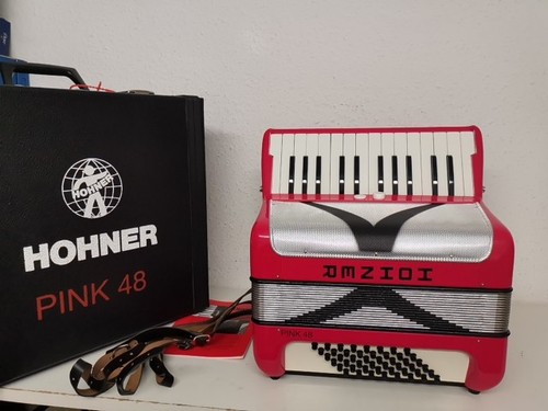 Neu akkordeon hohner pink - hohner, 48