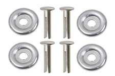 Spaltnieten mit Stoßplatten