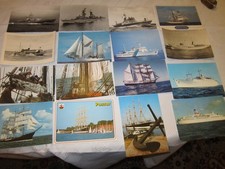 16 Postkarten Schiffe DDR +