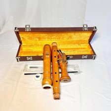 ZEN-ON Tenorblockflöte 2500B Holz Barock mit Box getestet gebraucht selten...