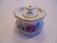 Meissen Meissner Tintenfass Blumen 1. Wahl 1851-60