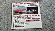 Zuglaufschild Abschied RB76 Groß V2