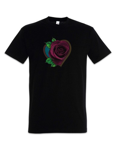 Tattoo rose shirt - rose, t-shirt