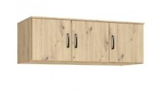 Schrankaufsatz NIKO NIKN83 Sonoma Eiche 3 Türiger Schrank