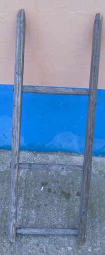 Alte holzleiter stufen cm - holzleiter, 90