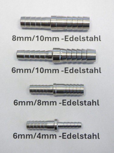 Edelstahl schlauchverbinder - edelstahl,