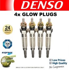 4x DENSO GLOW PLUGS for SKODA