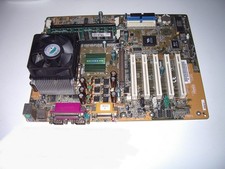 Mainboard Shuttle Spacewalker AK32A Sockel A (462) mit CPU und RAM