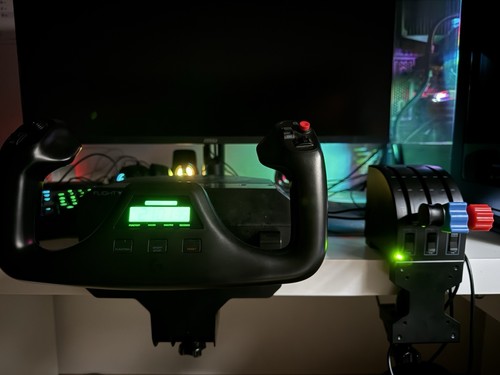 Logitech flight yoke system - flight,