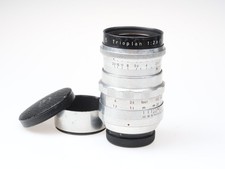 Meyer Görlitz Trioplan 100mm f2.8 red V Objektiv Exa Anschluss Mount 98456