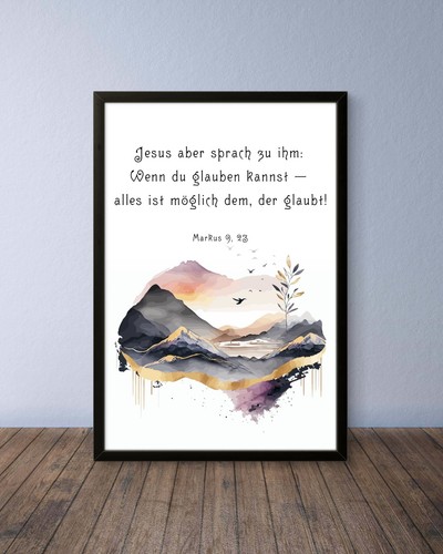Bibel poster kunstdruck wall - poster,