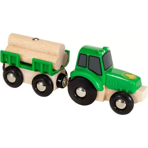 Brio traktor mit - brio, holzanhänger