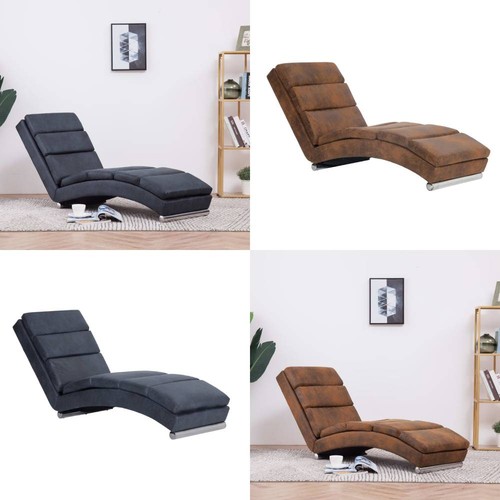 Chaiselongue wildleder optik - chaiselongue, wildleder-optik