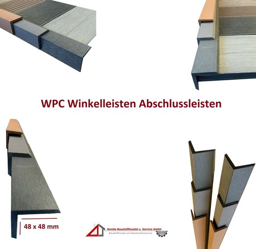 Wpc winkelleiste 48x48mm - 48x48mm, ab