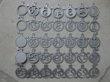 Zahlen Anhänger 1-31 Weihnachten - Stanzschablonen Stanzen