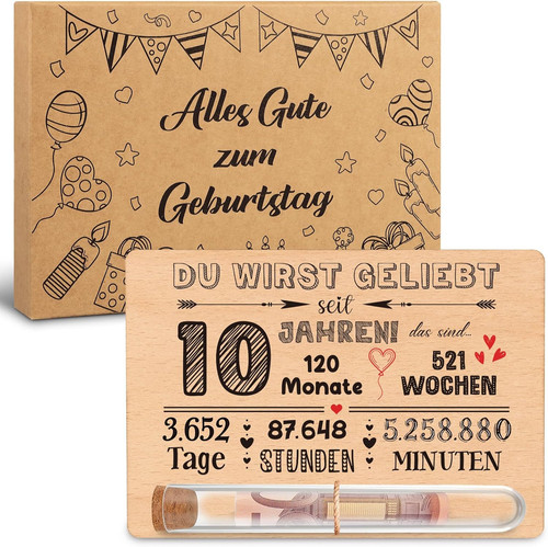 Geburtstagsgeschenk holzset - geburtstagsgeschenk,