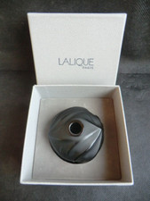 SCHWARZ LALIQUE KRISTALL VASE