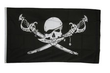 Fahne Pirat mit Säbel Flagge